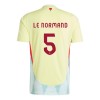 Virallinen Fanipaita Espanja Robin Le Normand 5 Vieraspelipaita Euro 2024 - Miesten